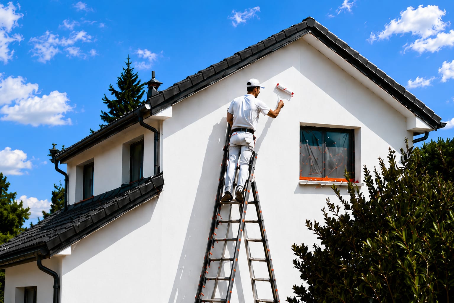 Façade très dégradée, exemple de ravalement tardif