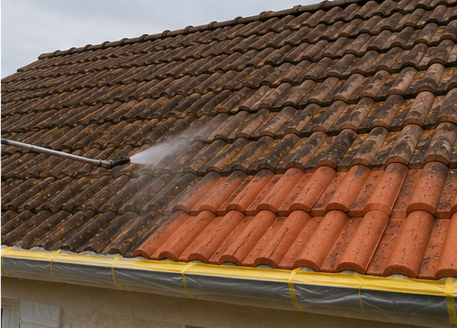 Preparation-toiture-avant-peinture-Marcoussis