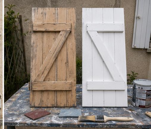 Renovation-volets-bois-Arpajon